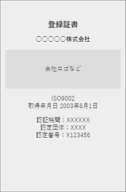 企業：ISO