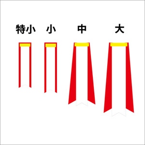 特小・小・中・大の４サイズ展開。