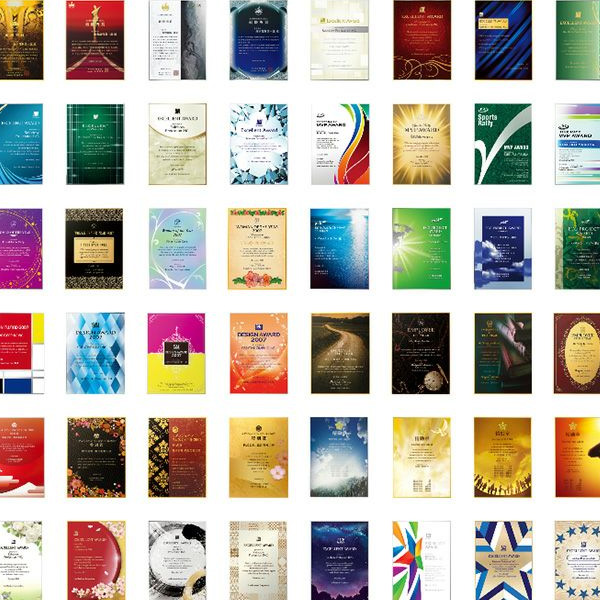 40種類以上のデザインから選べます。