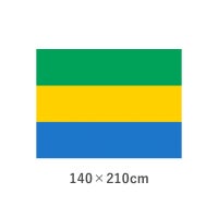 ガボン エクスラン外国旗(140×210cm)　TNA-047-6