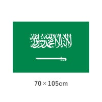 サウジアラビア エクスラン外国旗(70×105cm)　TNA-067-5