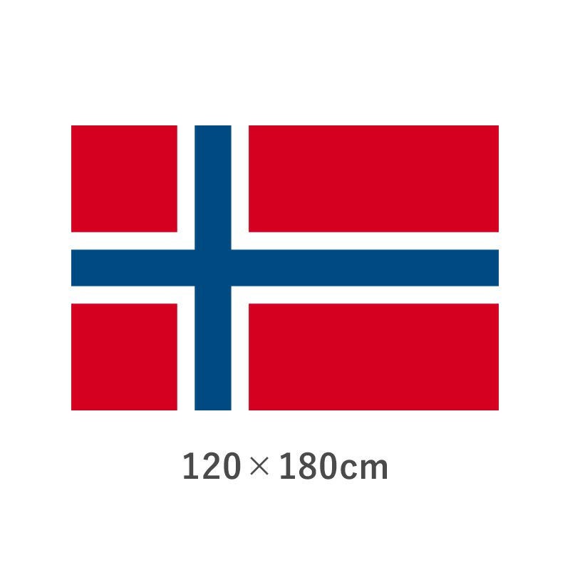 ノルウェー エクスラン外国旗(120×180cm) 【TNA-125-4】 | 優勝カップ