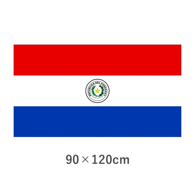 パラグアイ エクスラン外国旗(90×120cm)　TNA-138-2