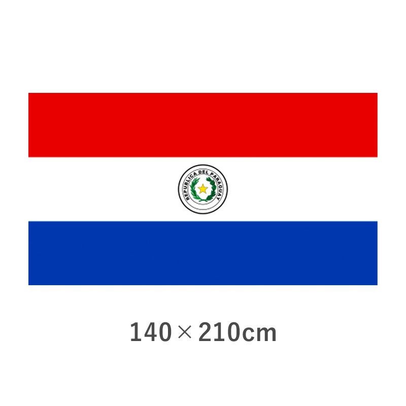 パラグアイ エクスラン外国旗(140×210cm)　TNA-138-6