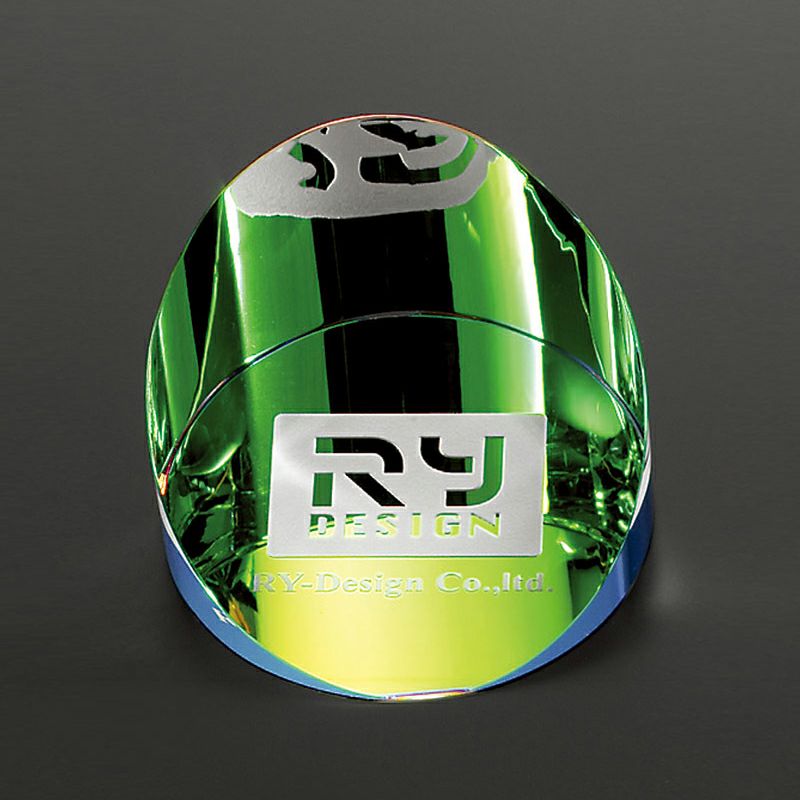 スペクトルガラスペーパーウエイト(45mm×70mm×70mm) 【VSH-CV-37