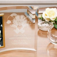 メッセージフォトフレーム　タテ・カーブ(S)