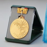 MAメダル　GOL-MA-B（直径80mm）首掛けリボン付き　ケース