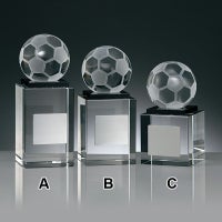 サッカーガラストロフィー　フィギュアセレクション WEA-BW-2608-C（100mm）