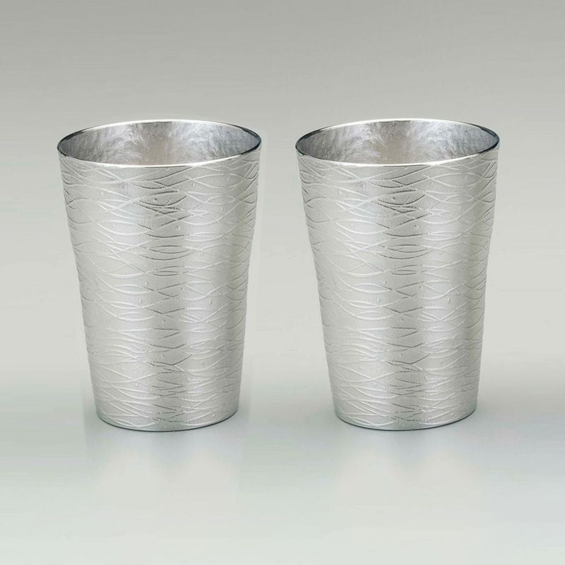 錫製タンブラー・ぺジーブル小・ペア（190ml）  VSH-SOT-100-P