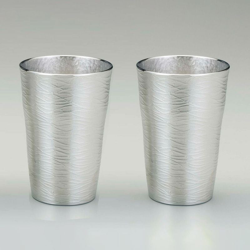 錫製タンブラー・ぺジーブル大・ペア（300ml）  VSH-SOT-102-P