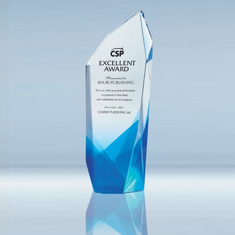 ファインカラーガラストロフィー・LATER (210mm) 【VSH-SF-100-A】