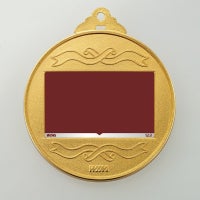 蝶リボン付きLFメダル (直径70mm) 【WIN-LF-70】裏