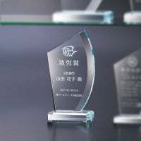  2Dクリスタル楯 (180mm) 【WEA-SHD-7779-C】